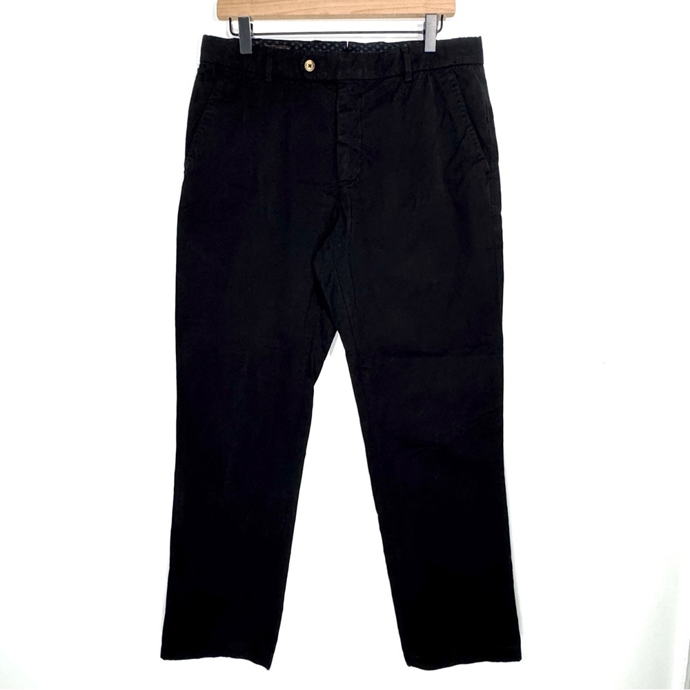 J‎ McLaughlin Black Cotton Chino Pants Men’s Size 33